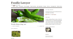 Desktop Screenshot of foodielawyer.com